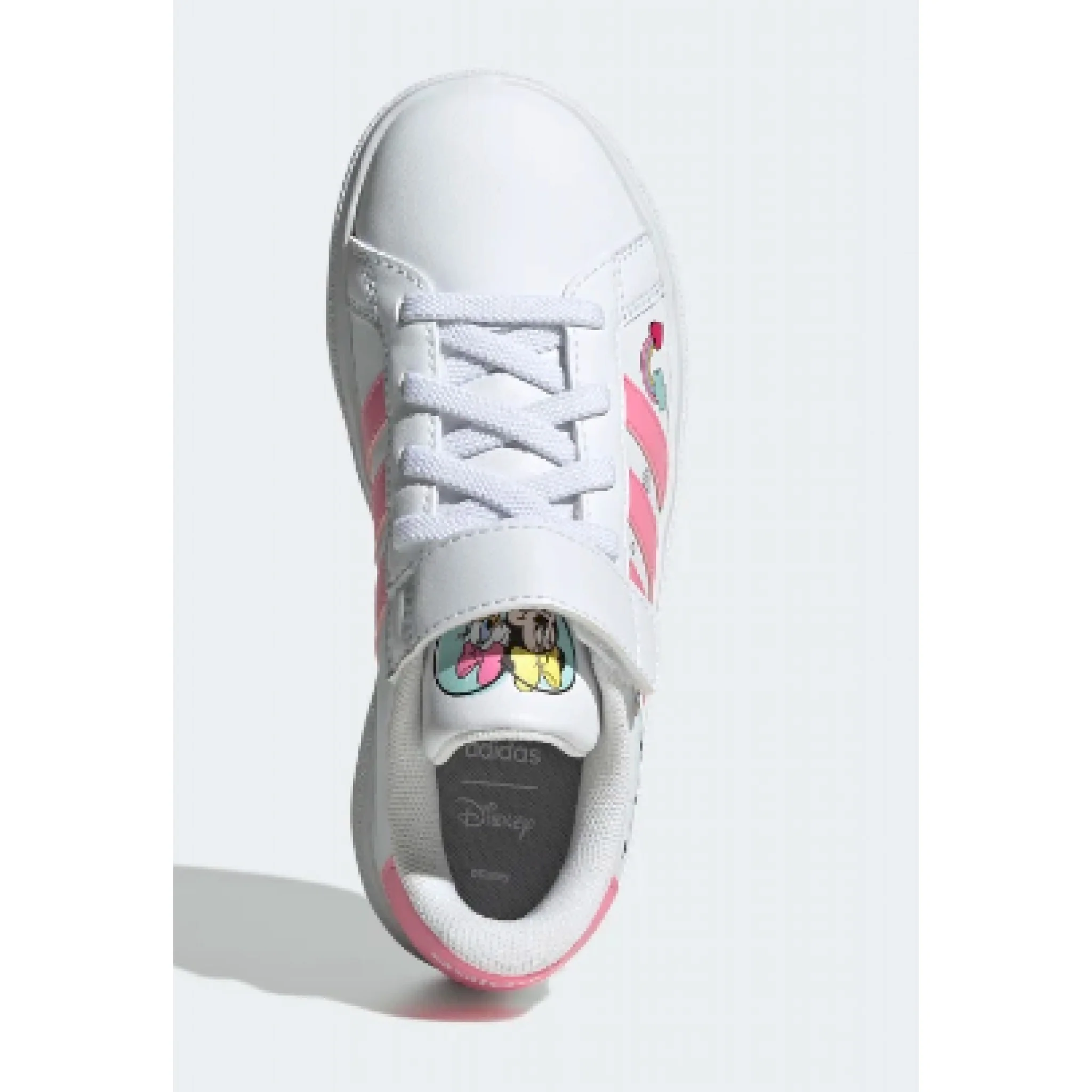 adidas x disney grand court minnie mouse elastic laces top strap - immagine 8