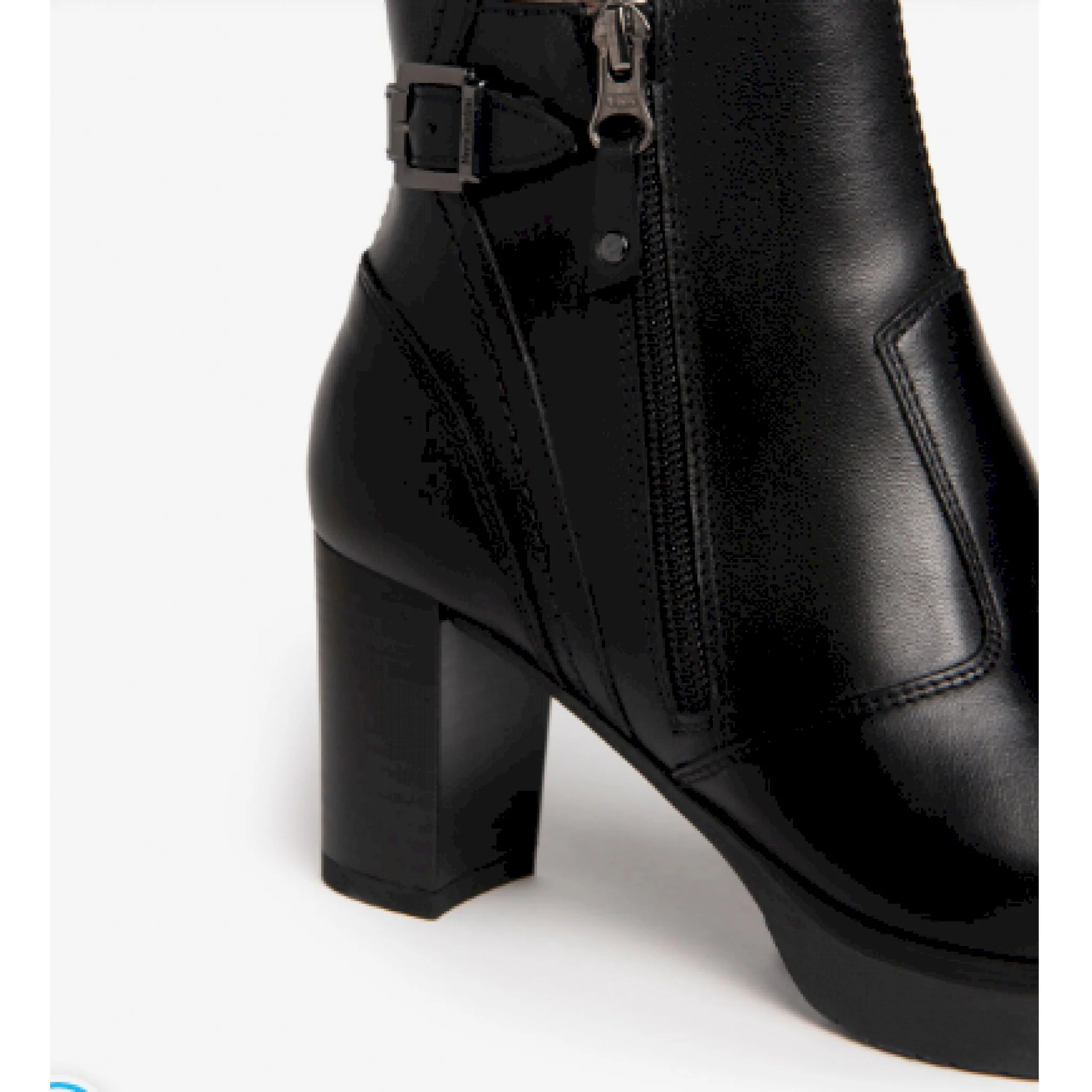 Nero giardini tronchetto donna tacco in pelle - immagine 4