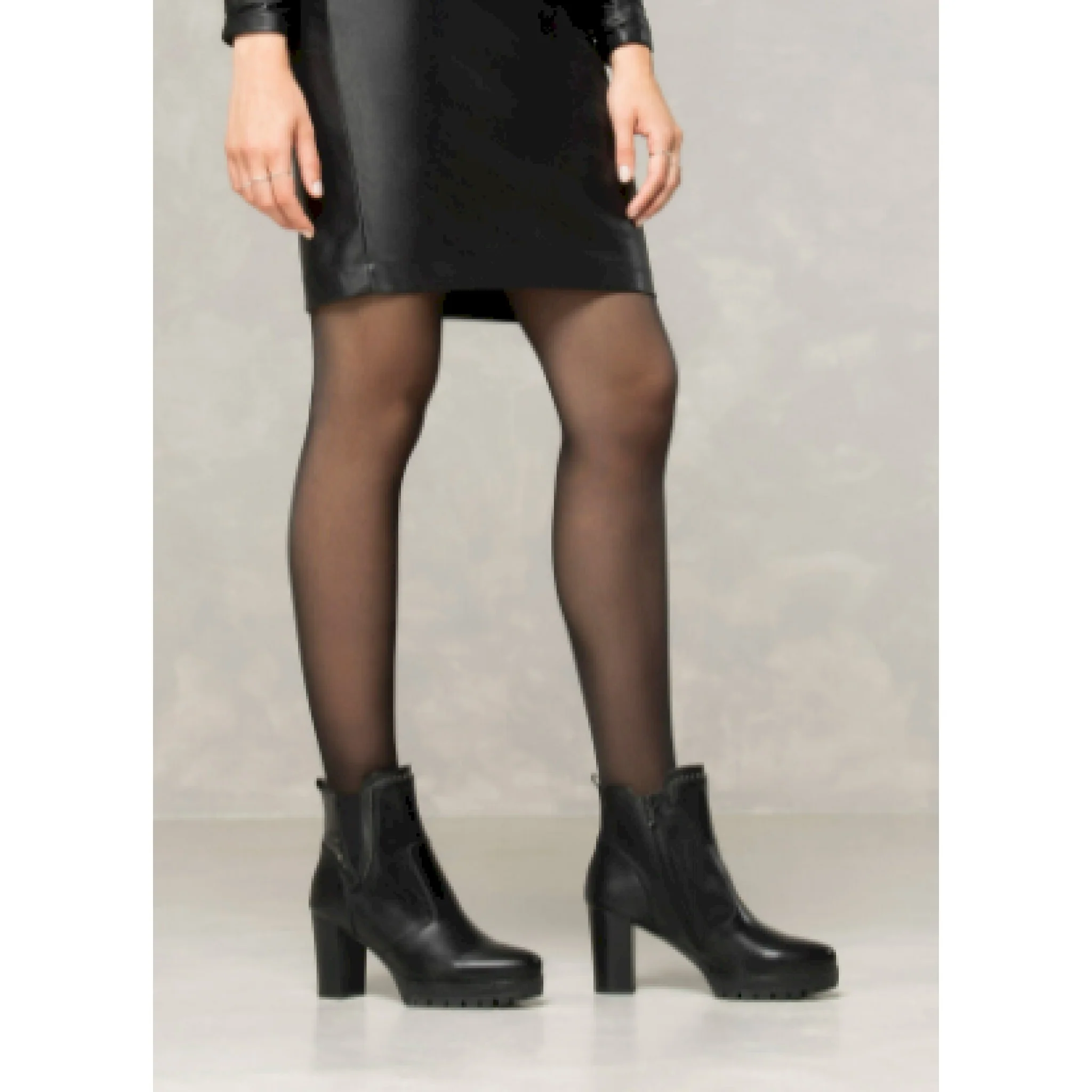 Nero giardini tronchetto donna tacco in pelle - immagine 6