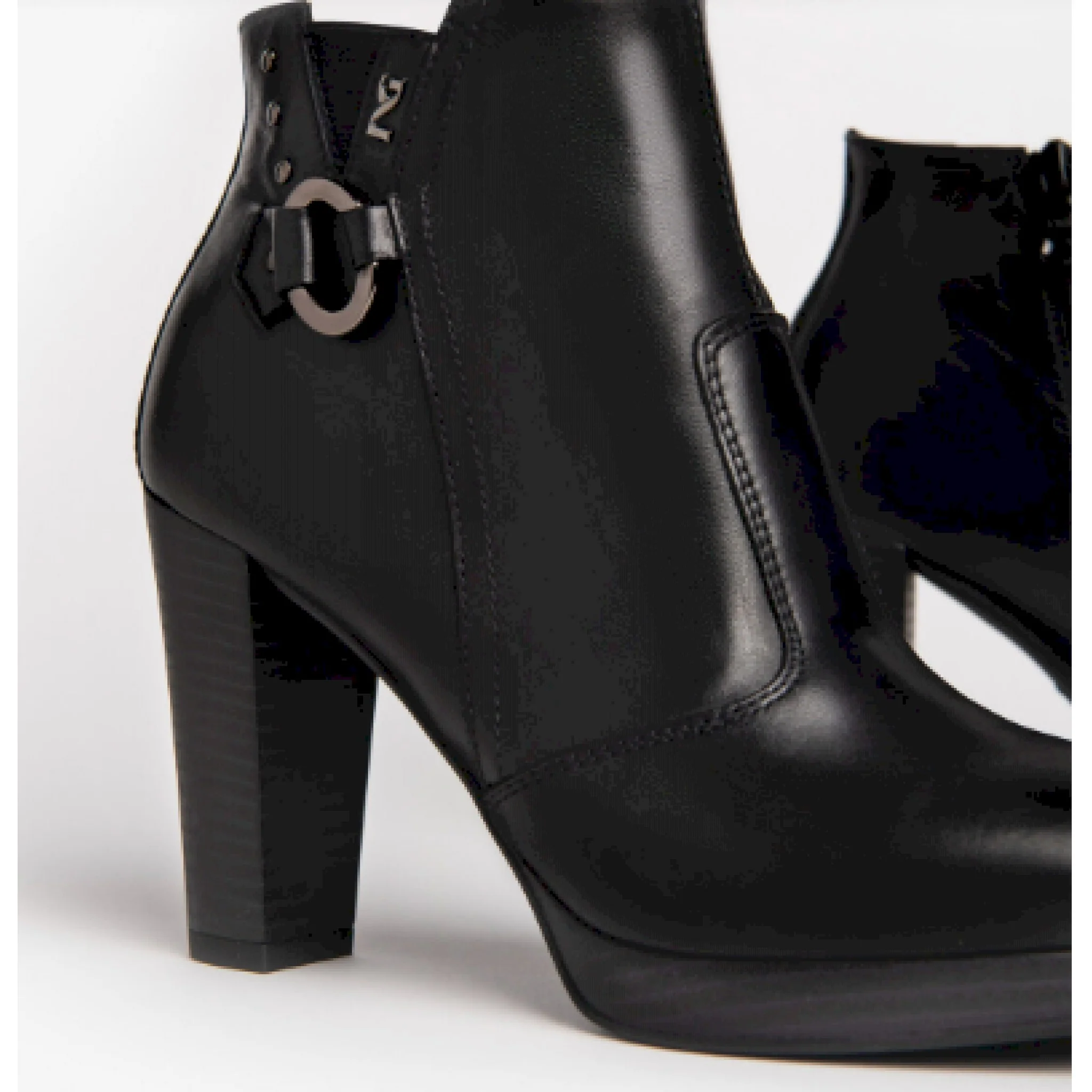 Nero giardini tronchetto donna tacco in pelle - immagine 5