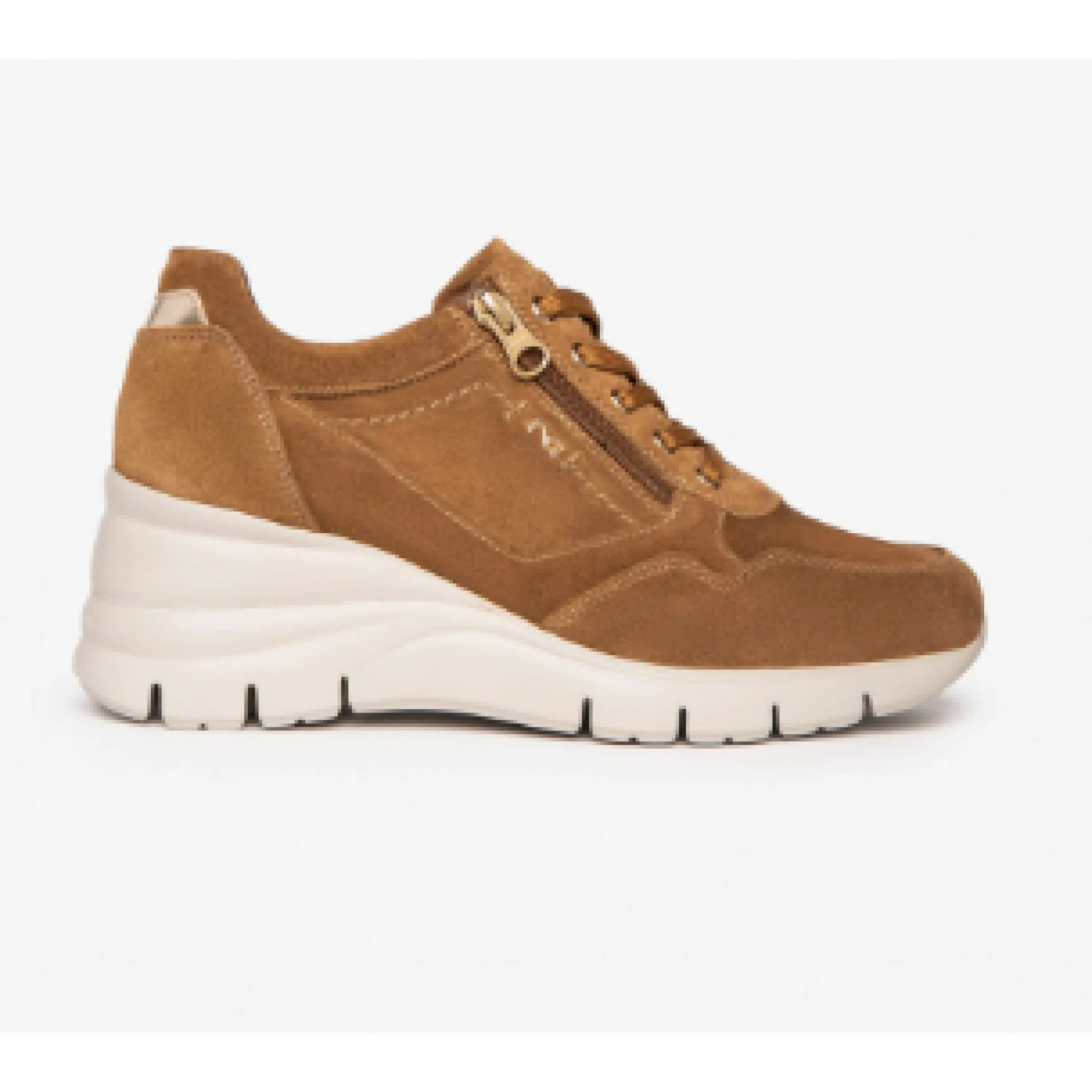 Sneaker donna in pelle - immagine 2