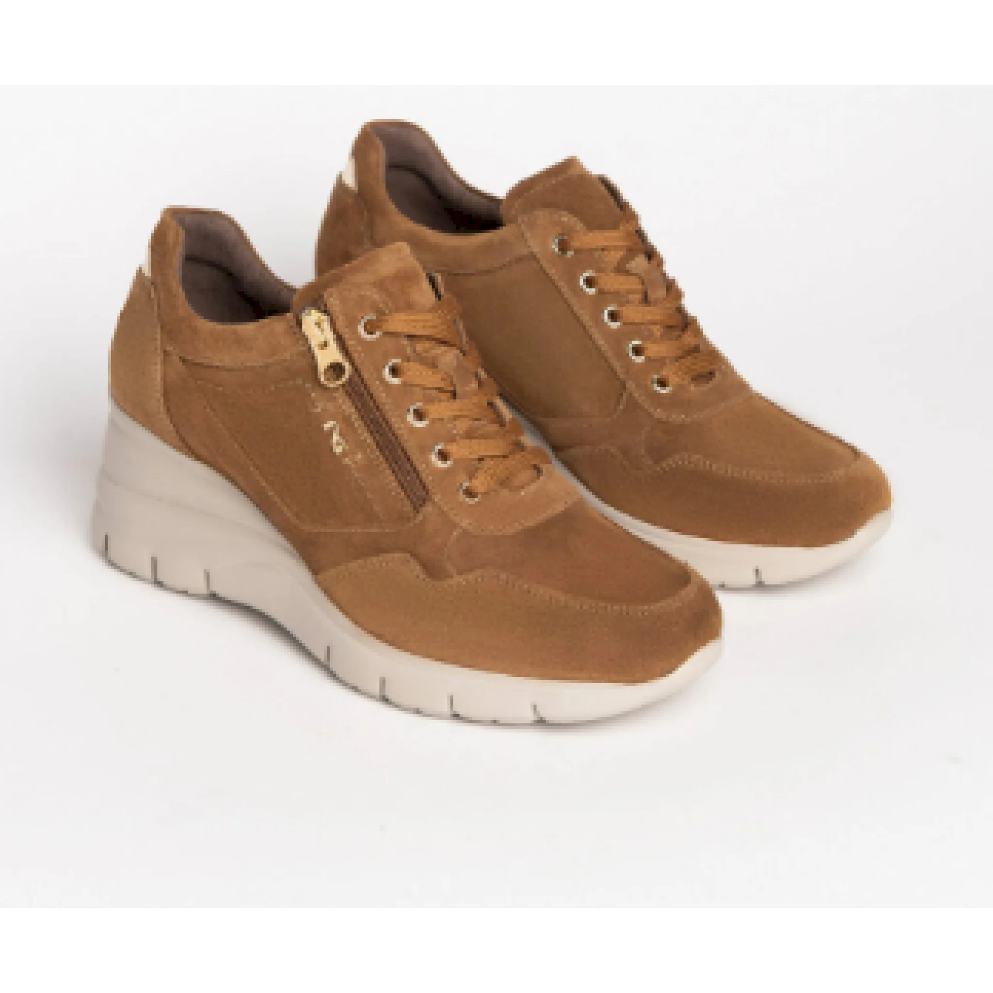 Sneaker donna in pelle - immagine 3