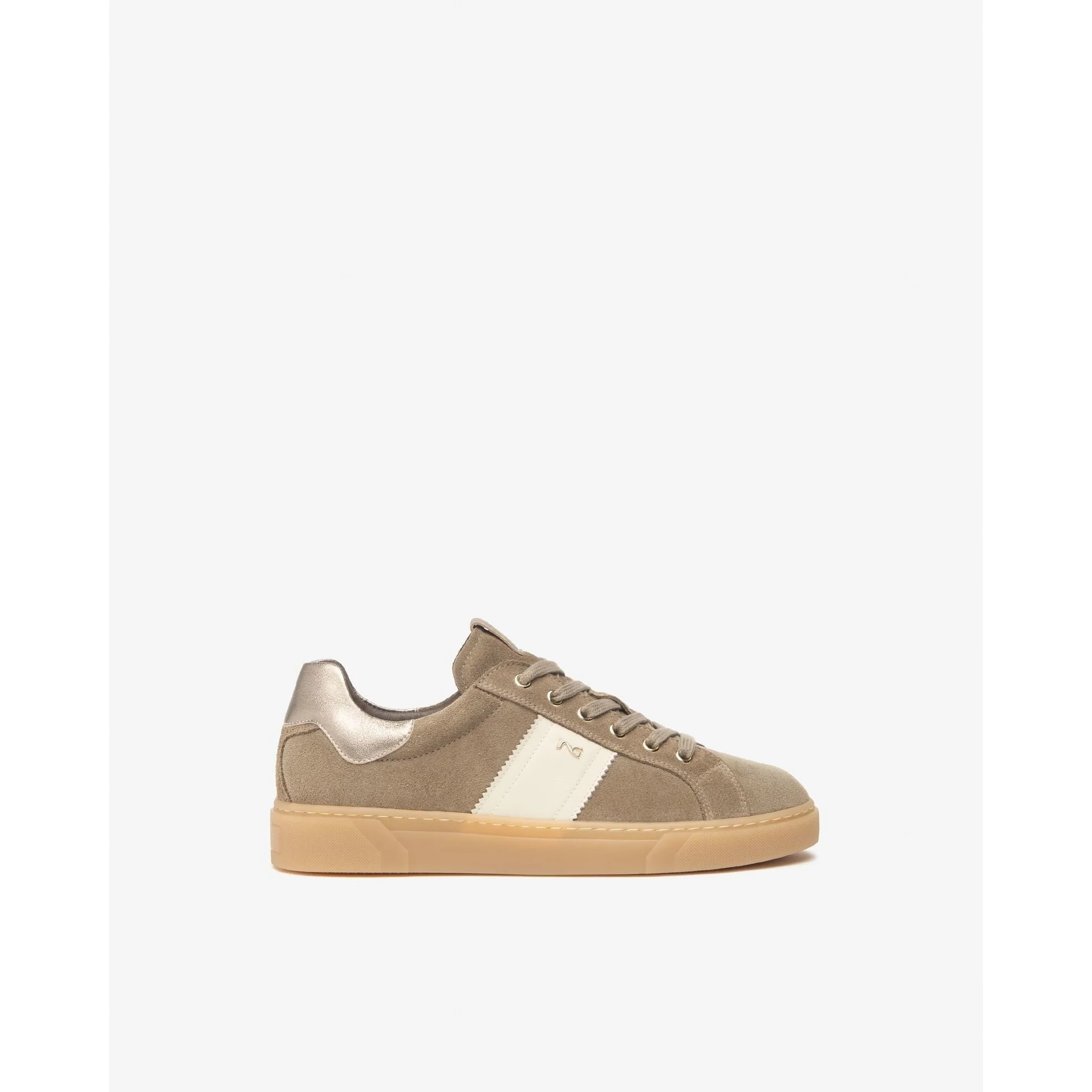 Sneakers donna in suede e pelle - immagine 2