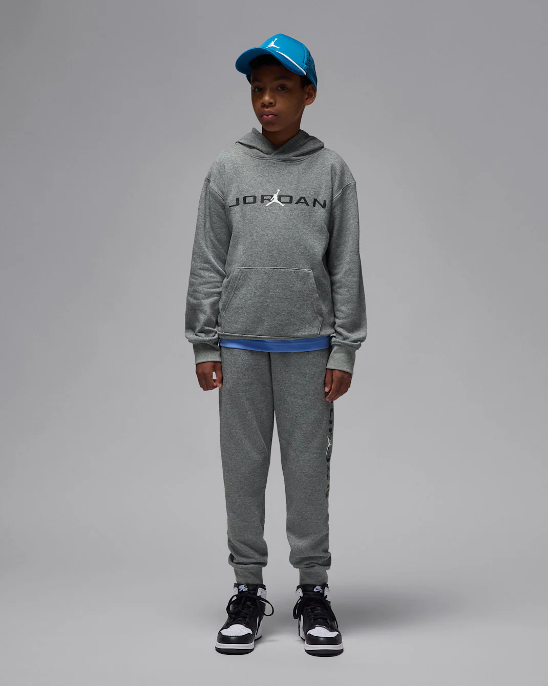 Jordan Felpa pullover con cappuccio Baseline – Ragazzo/a - immagine 2