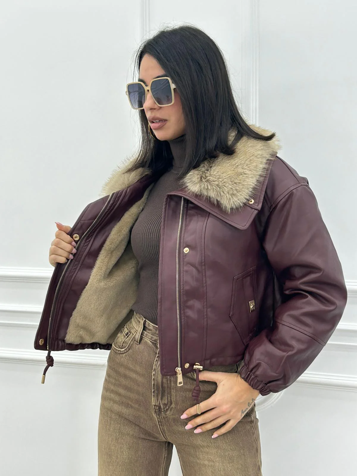 JACKET ECO-GLAM FUR NEW AI26 - immagine 3