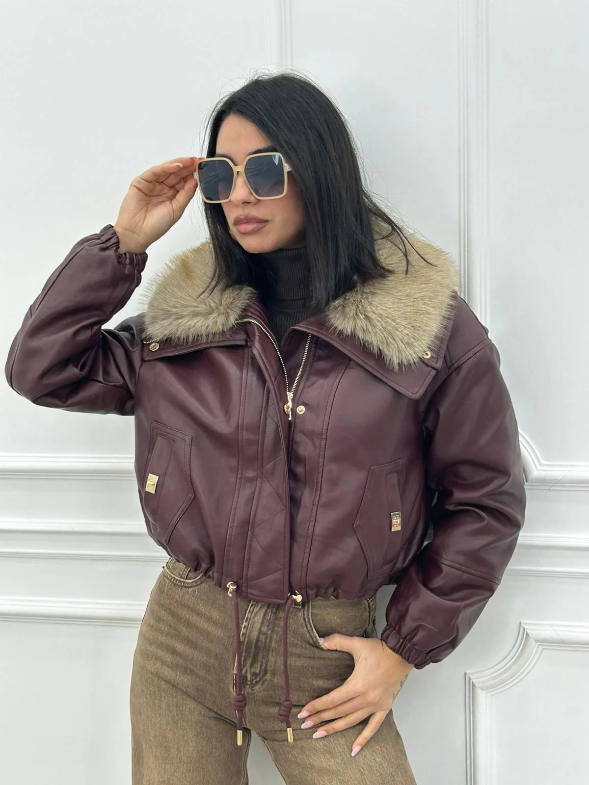 JACKET ECO-GLAM FUR NEW AI26 - immagine 2