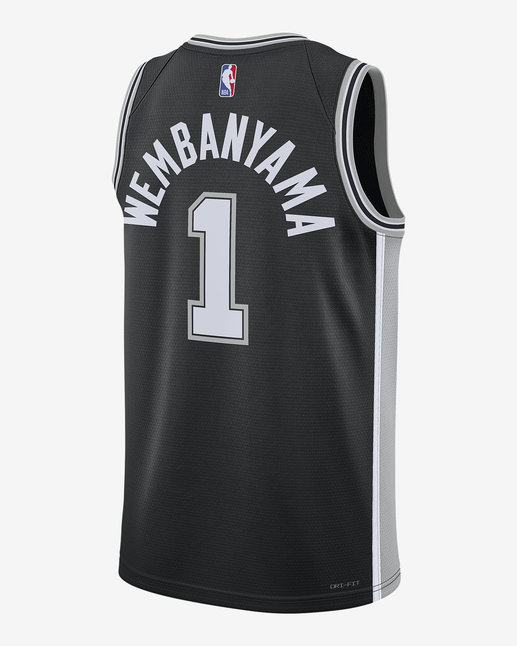NIKE canotta San Antonio Spurs WEMBANYAMA Icon Edition EZ2B7BX2P00-SPU - immagine 3