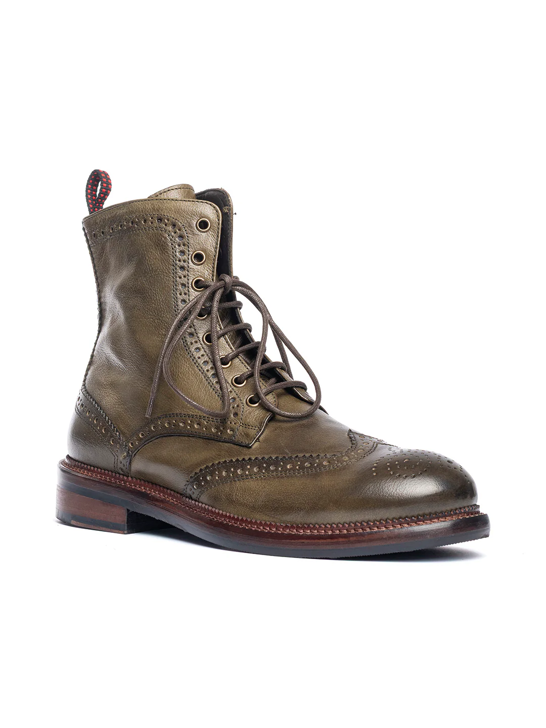 Stivaletti stringati in bufalo 37340/1 - immagine 3