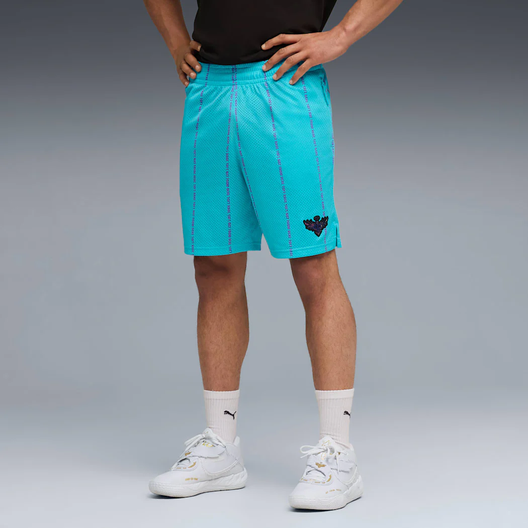 Puma Melo alwayz on 1 7" shorts - Bright Aqua - immagine 3