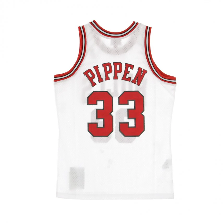 Mitchell & Ness Scottie Pippen 1997 Swingman Jersey Chicago Bulls SMJYAC18054-CBUWHIT97SPI - immagine 3
